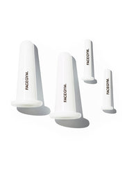 a group of white objects