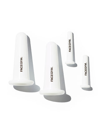 a group of white objects