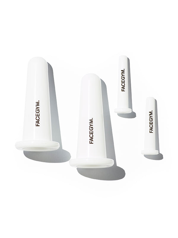 a group of white objects